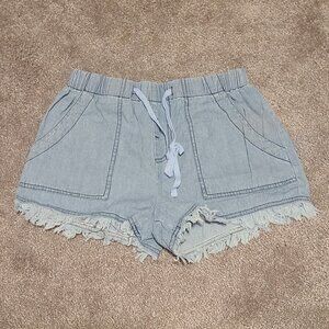 ❄3/$26 Xmas sale❄ NWOT Acelitt Small Medium sky blue soft comfy shorts
